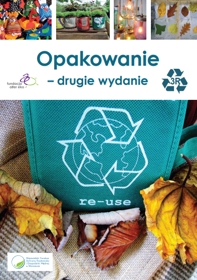 Publikacja "Opakowanie - drugie wydanie" przybliża problem odpadów opakowaniowych, rekomendacje a także inspiracje do działań proekologicznych. Treść publikacji dotyczy: Odpady opakowaniowe ⨳ Oznakowania opakowań ⨳ Zasad segregacji ⨳ Zasady 3R ⨳ Artrecyklingu – przykładów praktycznego wykorzystania odpadów
